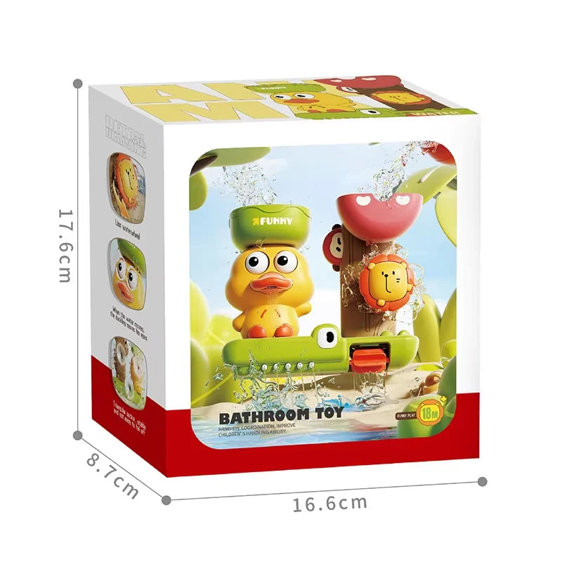 Badespielzeug Ente mit Saugnäpfen – für Babys & Kinder