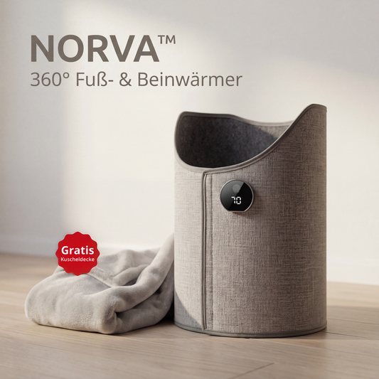 NORVA™ – Der 360°-Wärmeraum für Füße & Beine.